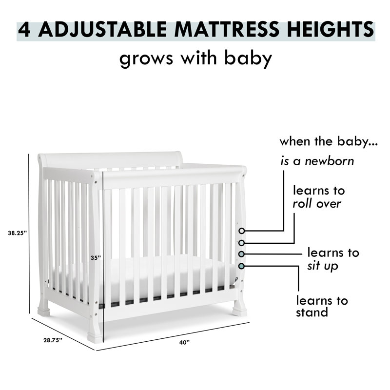 DaVinci Kalani 4in1 Mini Convertible Crib & Reviews Wayfair